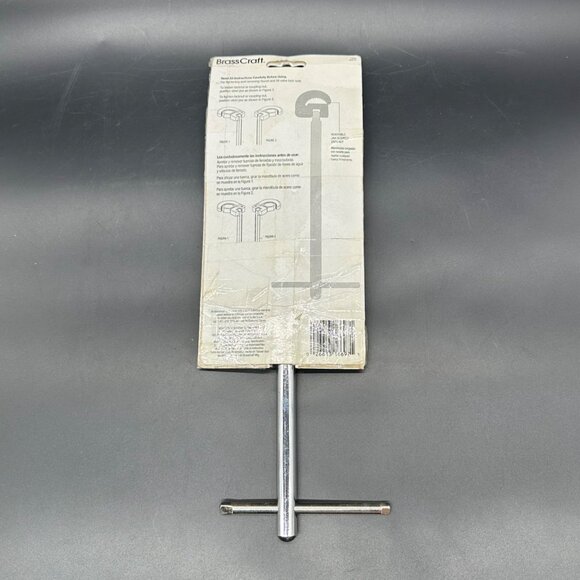 BrassCraft Basin Wrench T420 Long Arm Spring Loaded Jaw Tightening Faucet Nuts - Picture 3 of 8